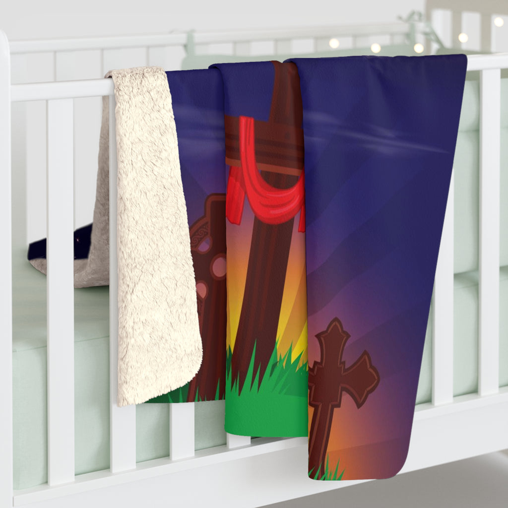SKY CROSS Sherpa Fleece Blanket