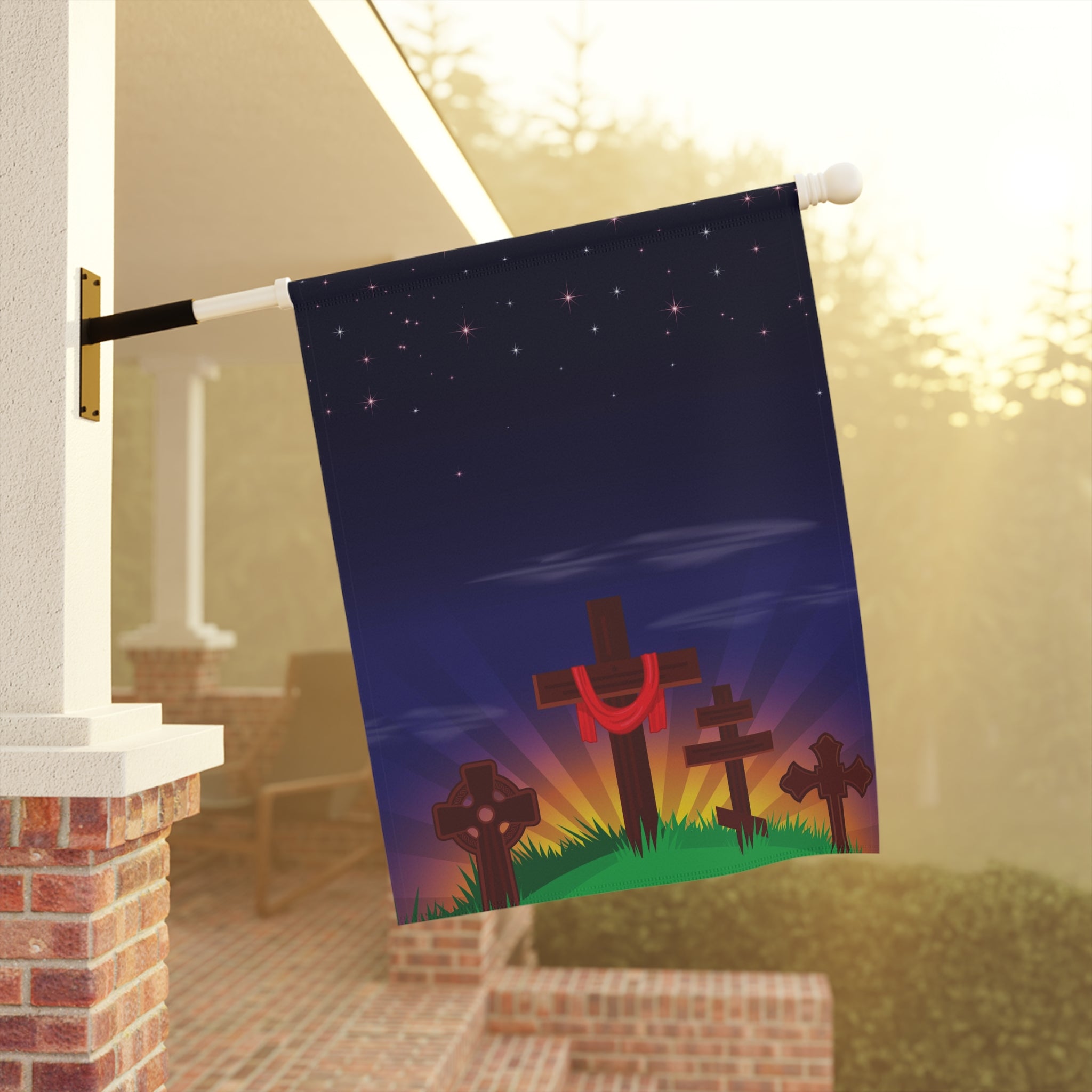 SKY CROSS house banner
