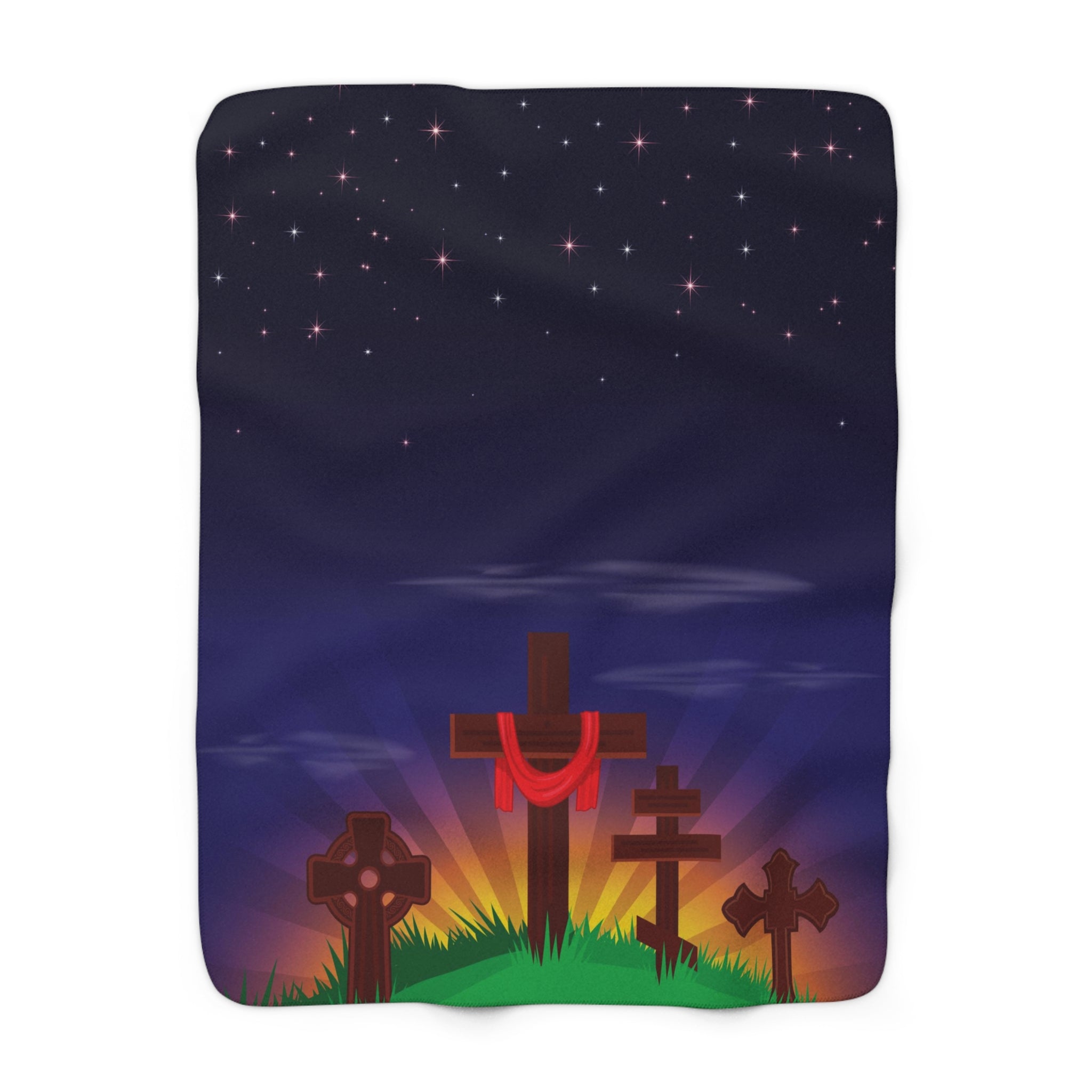 SKY CROSS Sherpa Fleece Blanket